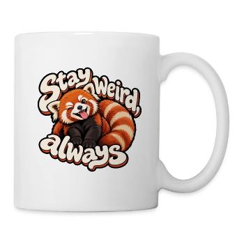 Kleiner Panda - Tasse - Weiß - Rechts