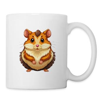 Hamster - Tasse - Weiß - Rechts