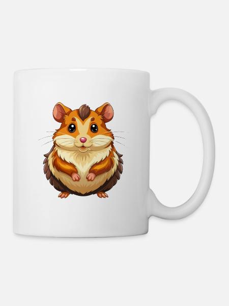 Hamster - Tasse - Weiß