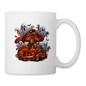Spüre das Geheimnis der Halloween-Nacht! - Tasse - Weiß - Rechts