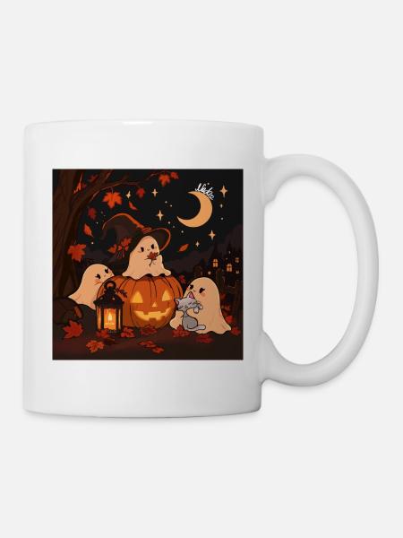 The Cozy Haunting - Tasse - Weiß
