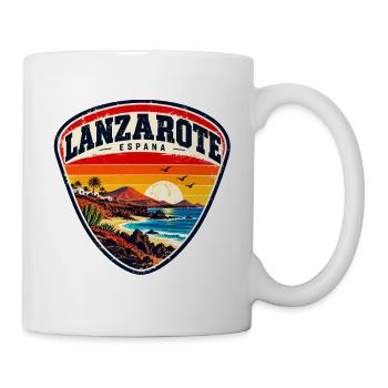Lanzarote - Islas Canarias - Kanaren - Spanien - Tasse - Weiß - Rechts