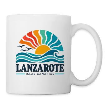 Lanzarote - Islas Canarias - Kanaren - Spanien - Tasse - Weiß - Rechts