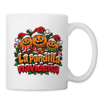 Die Weihnachtskürbis-Gang - Tasse - Weiß - Rechts