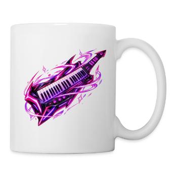 Neon Galaxy Keytar - Tasse - Weiß - Rechts