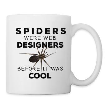 Nothing to fear but fear itself - Spinnen Angst - Tasse - Weiß - Rechts