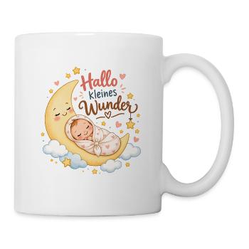 Hallo Kleines Wunder Mondtraum - Tasse - Weiß - Rechts