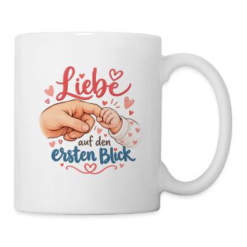 Liebe auf den ersten Blick - Tasse - Weiß - Rechts