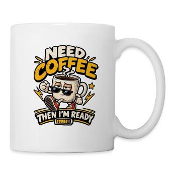 Kaffee Energie - Tasse - Weiß - Rechts