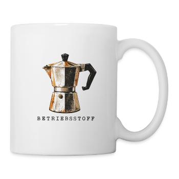 Kaffee Shirt - Tasse - Weiß - Rechts