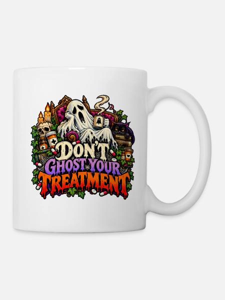Unheimliche Geisterbehandlung - Tasse - Weiß