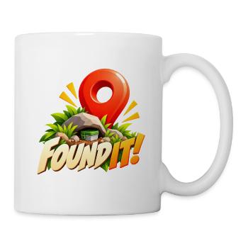 Found It! Schatzfund Abenteuer - Tasse - Weiß - Rechts