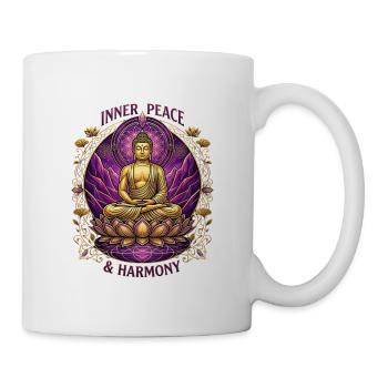 Buddha innerer Frieden und Harmonie - Tasse - Weiß - Rechts