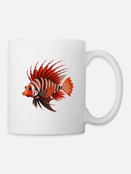 Rotfeuer - Tasse - Weiß