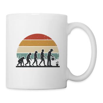 Evolution Gardening Gardening Gardening Gardening - Tasse - Weiß - Rechts