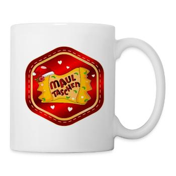 Weihnachten Schwäbische Maultaschen - Tasse - Weiß - Rechts