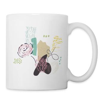 Fantasie Ornament - Tasse - Weiß - Rechts