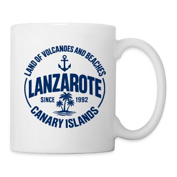 Lanzarote - Islas Canarias - Kanaren - Spanien - Tasse - Weiß - Rechts