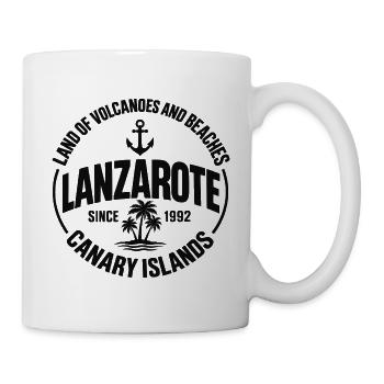 Lanzarote - Islas Canarias - Kanaren - Spanien - Tasse - Weiß - Rechts