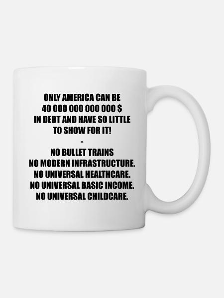 40tbdebt - Tasse - Weiß