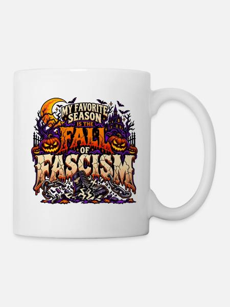 Unheimlicher Fall des Faschismus - Tasse - Weiß