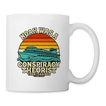 Noah-Verschwörungstheoretiker - Tasse - Weiß - Rechts