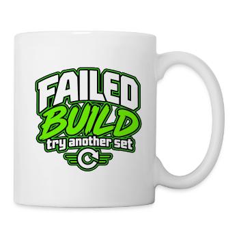 Fehlgeschlagener Build - Tasse - Weiß - Rechts