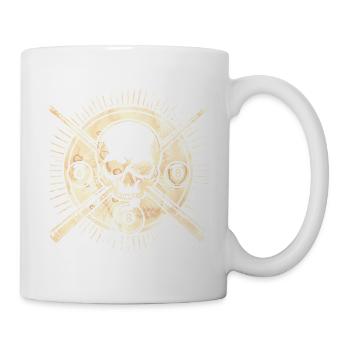 Billard Spiel Billardtisch Snooker Pool Billard - Tasse - Weiß - Rechts