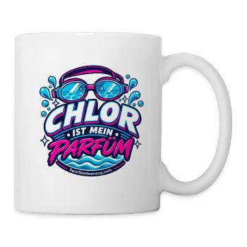 Chlor ist mein Parfüm - Tasse - Weiß - Rechts