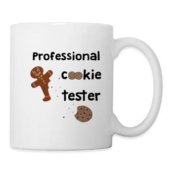 Professional Cookie Tester - Lebkuchenmann - Tasse - Weiß - Rechts