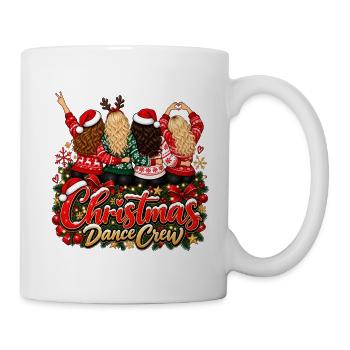 Weihnachts Dance Crew – Festliche Freundschaft - Tasse - Weiß - Rechts