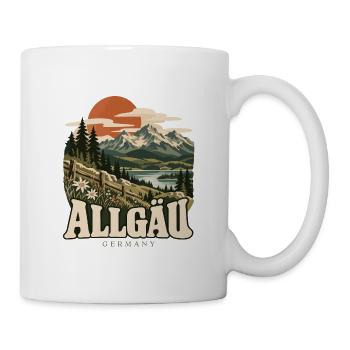 Allgäu Germany Alpine Nature - Tasse - Weiß - Rechts