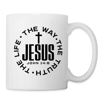 Christliches Design - Tasse - Weiß - Rechts