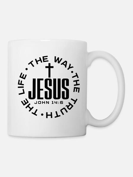 Christliches Design - Tasse - Weiß