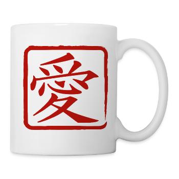J-Love - Tasse - Weiß - Rechts