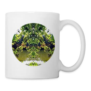 Natur Mandala  - Tasse - Weiß - Rechts