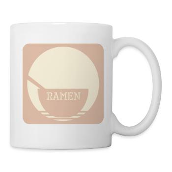 Ramen Suppe - Tasse - Weiß - Rechts