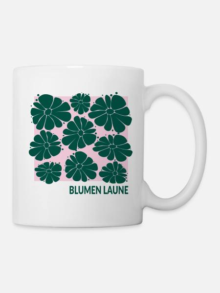 Blumen Laune Gärtnerin - Tasse - Weiß