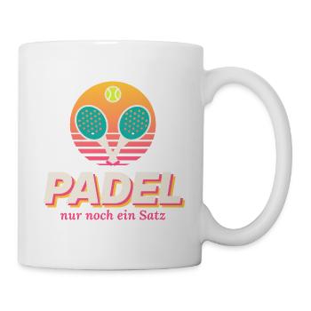 Padel Sunset Rackets Design - Tasse - Weiß - Rechts