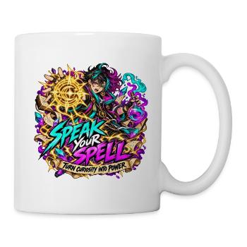 Ausdrucksstarke Typografie × Hexerei und Alchemie... - Tasse - Weiß - Rechts