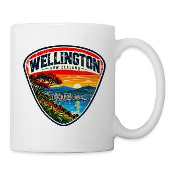 Wellington - New Zealand - Neuseeland - Aotearoa - Tasse - Weiß - Rechts