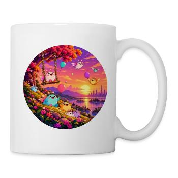 Fantasy-bubble-gay-puppets-toy-fary-tale-lgbtq - Tasse - Weiß - Rechts