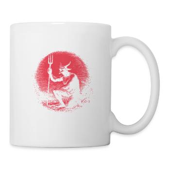Der Teufel - Tasse - Weiß - Rechts