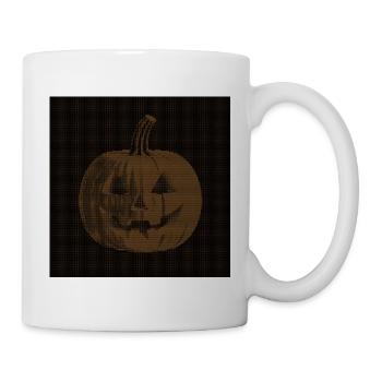 ascii-kunst-Kürbis - Tasse - Weiß - Rechts