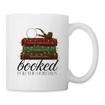 Booked for the holidays  - Tasse - Weiß - Rechts