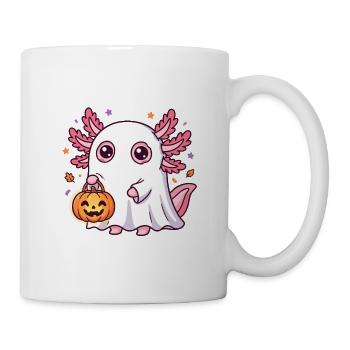 Geist-Axolotl - Tasse - Weiß - Rechts