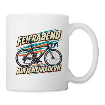 Rennrad Feierabend - Tasse - Weiß - Rechts