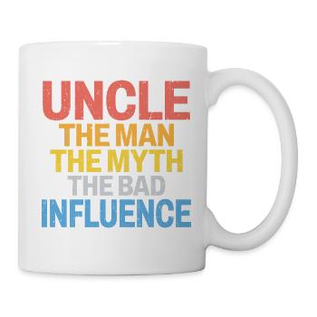 Lustiges Onkel-Onkel-Humorgeschenk für Onkel-Familienhumor - Tasse - Weiß - Rechts