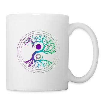 Baum des Lebens Yin Balance - Tasse - Weiß - Rechts