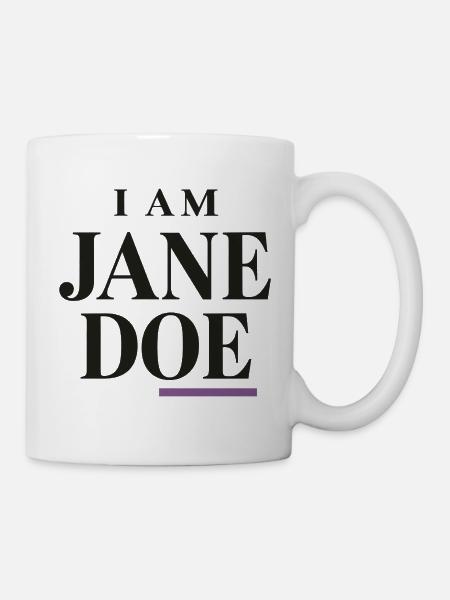 I'm Jane Doe – Meine Stimme - Tasse - Weiß